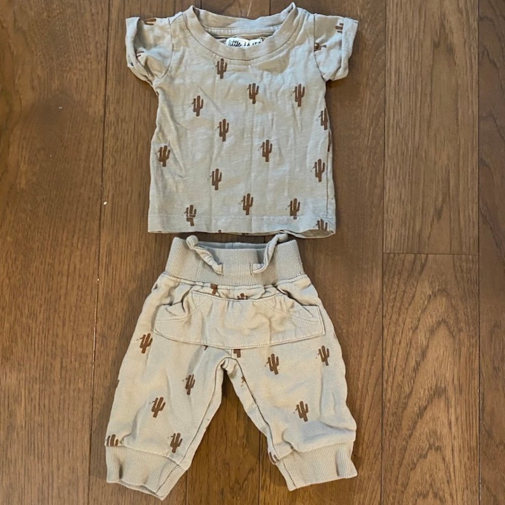 Little James (by Kristin Cavallari) Outfit - Cactus (0-3 Months)